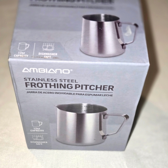 12oz Steaming Pitcher - Picture 1 of 3